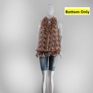 ZARA Woman Faded Denim Bermuda Shorts Casual Chic